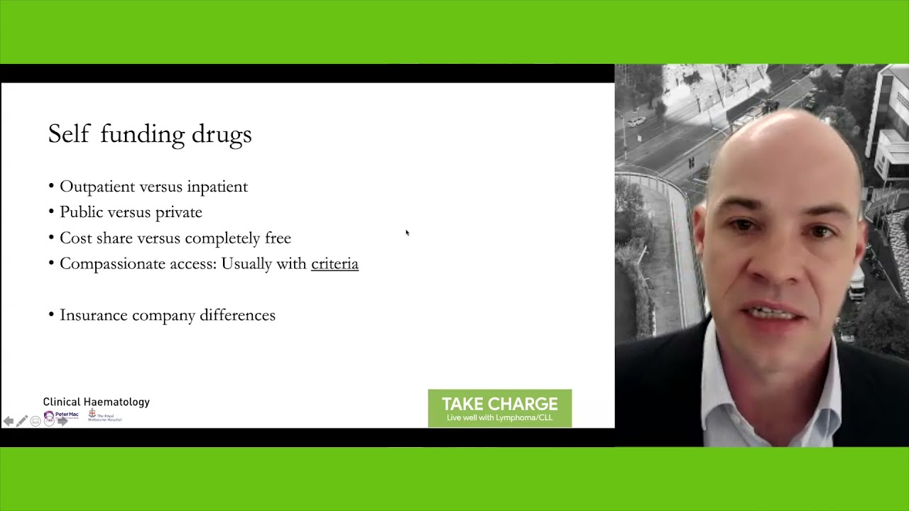 TAKE CHARGE: Alternative access to medications not PBS listed. Presented by Prof Michael Dickinson