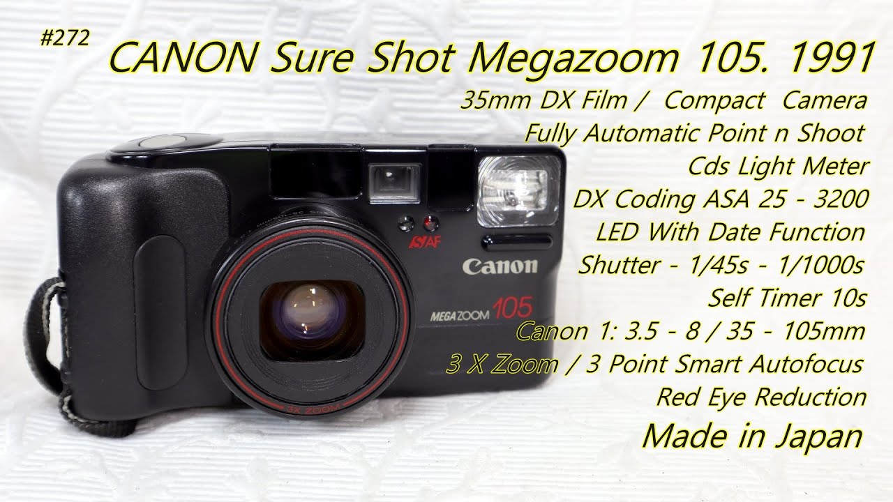 CANON Sure Shot Megazoom 105.  1991