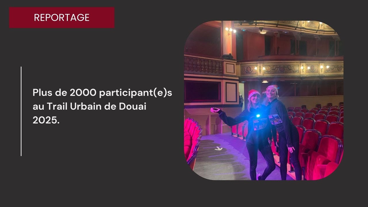 Plus de 2000 participant(e)s au Trail Urbain de Douai 2025