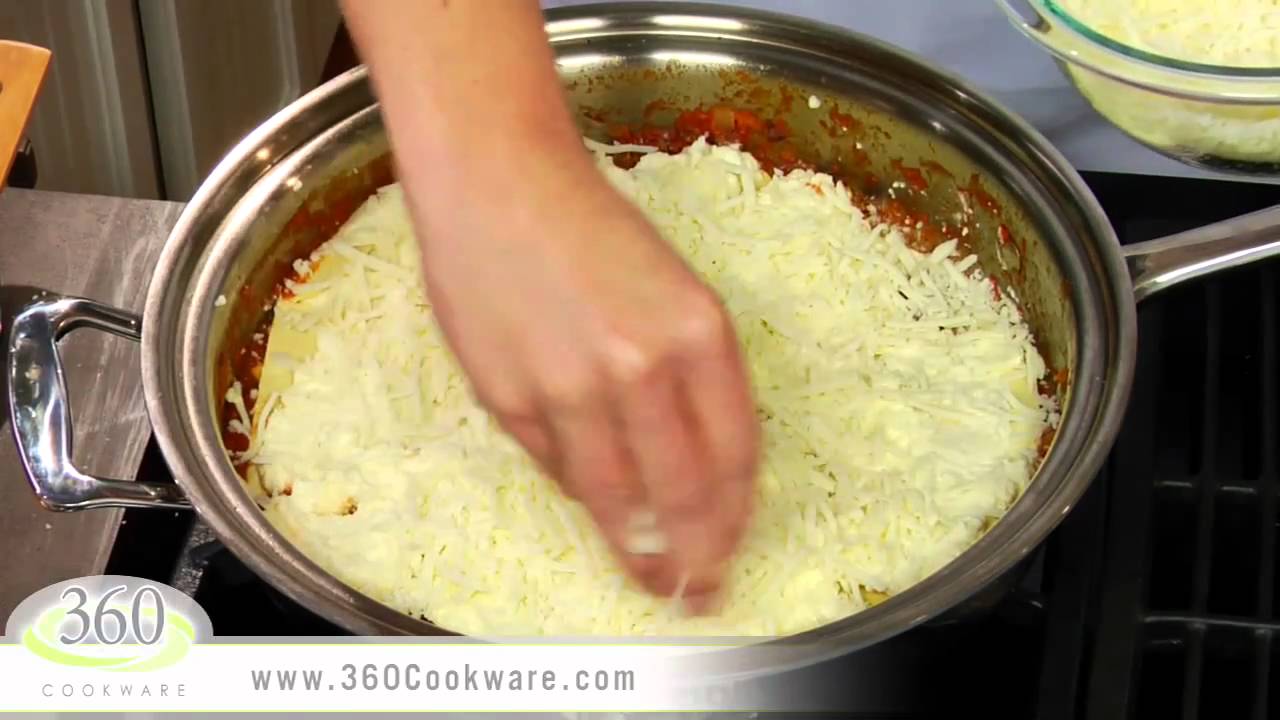 Skillet Lasagna Recipe| Healthy 360 Stainless Steel Cookware Recipes
