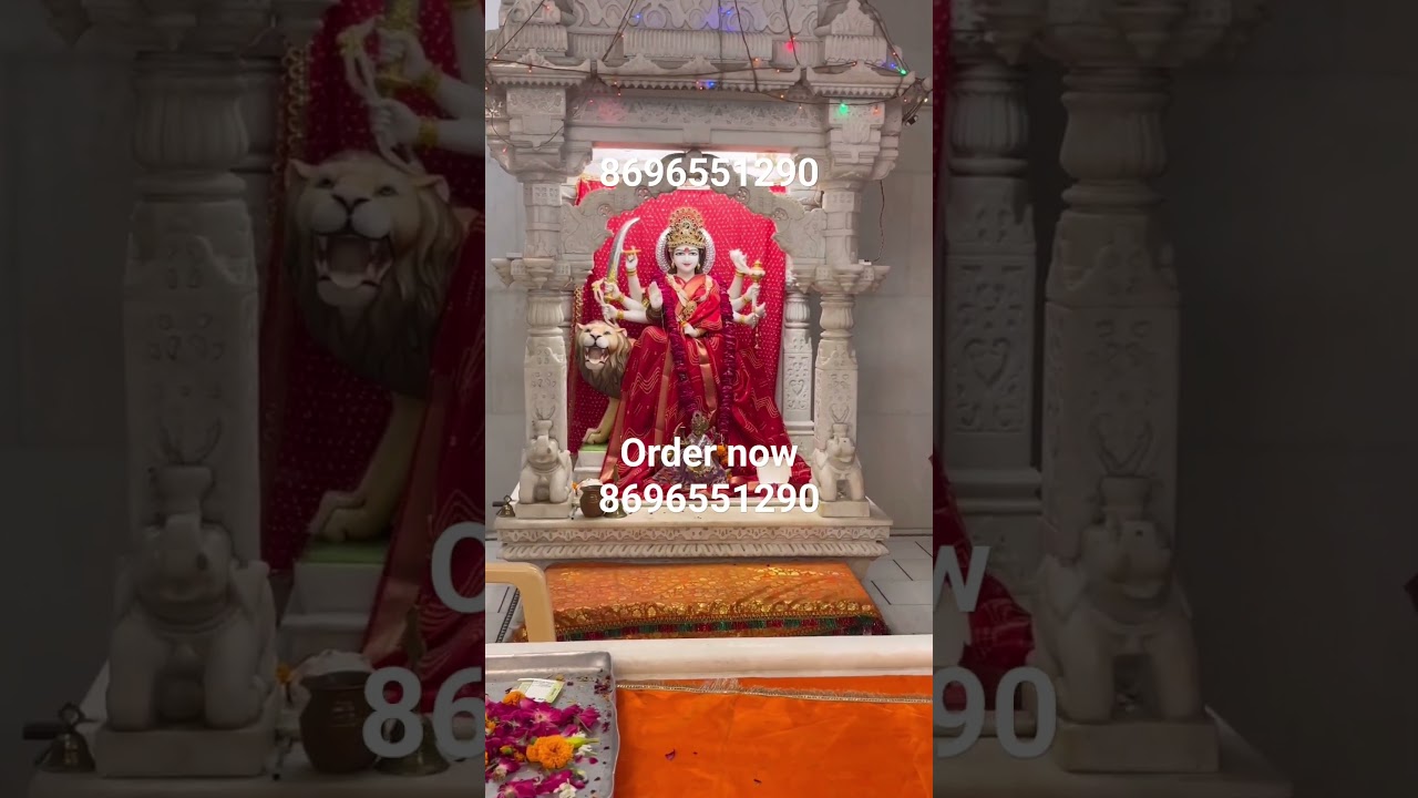 4 feet marble durga murti || durga mata ki murti || sherawali mata #shorts #murti #durga #durgamaa
