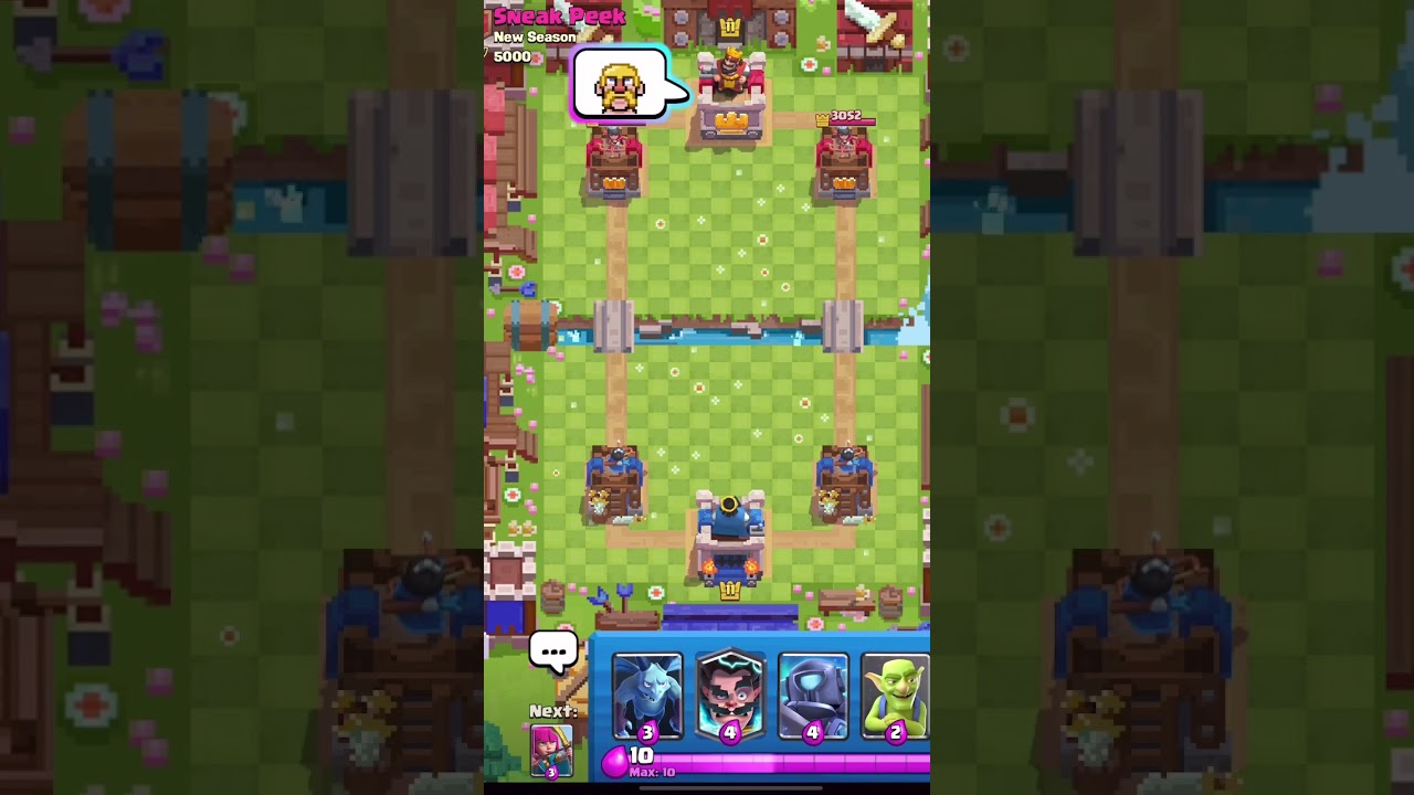 New season emotes #clashfromthepast #clashroyale #clashroyalenewupdate #clashroyaleshorts #emotes