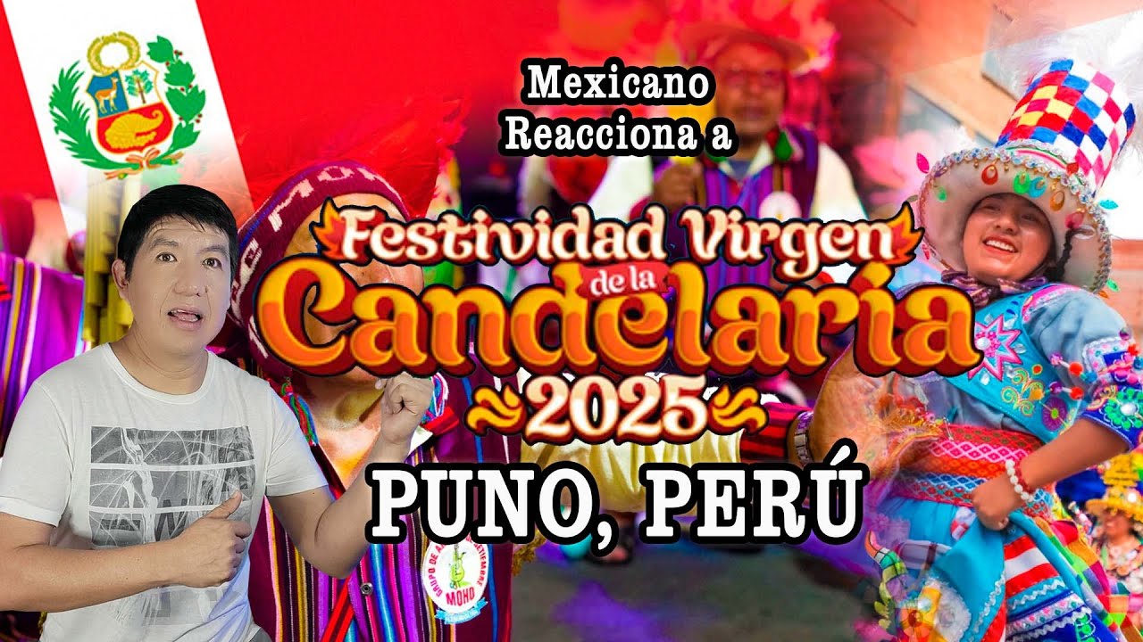 #puno Fiesta TÍPICA PERUANA! / Candelaria Puno 2025 #mexicanoreacciona #peru