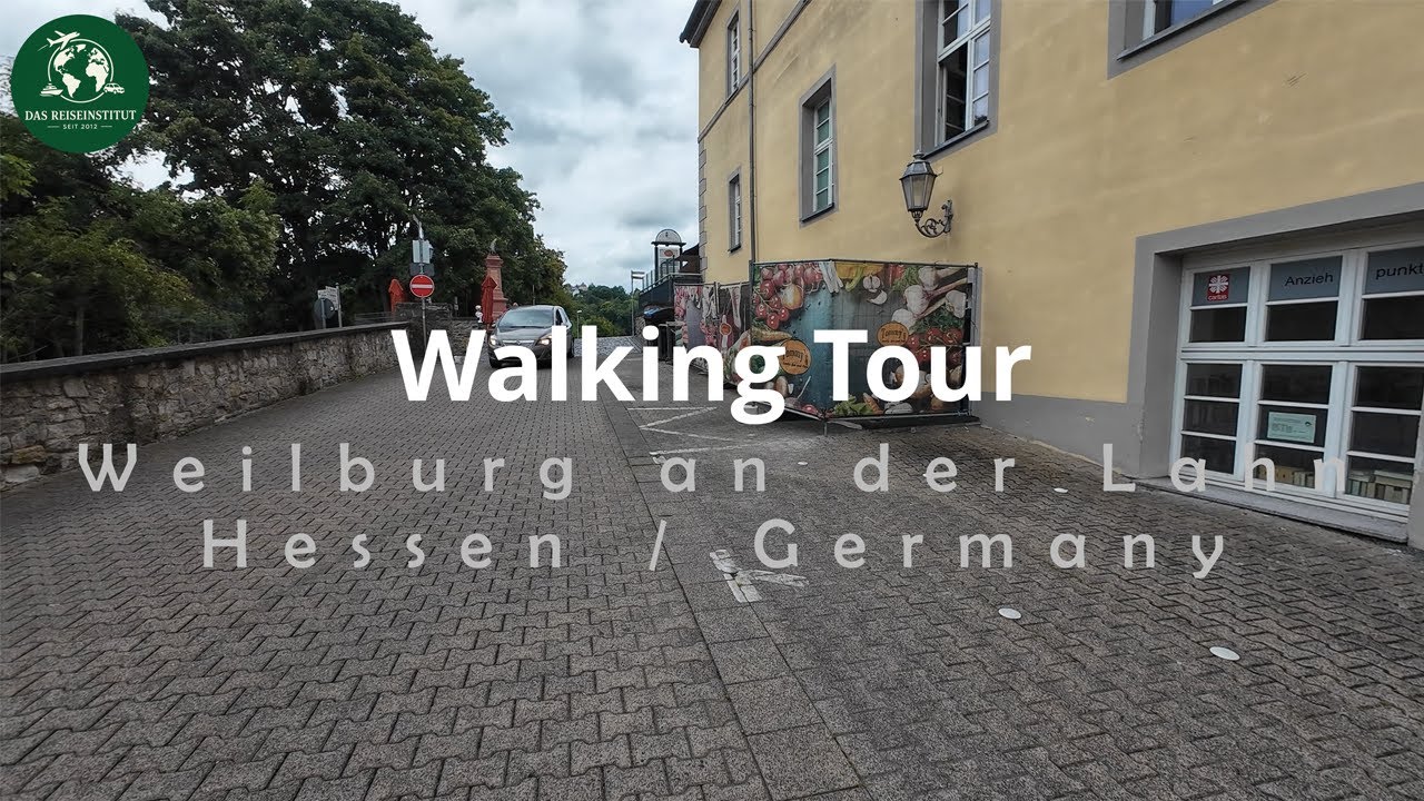 Walking Tour Weilburg an der Lahn / Hessen / Deutschland / Hesse / Germany / 4K