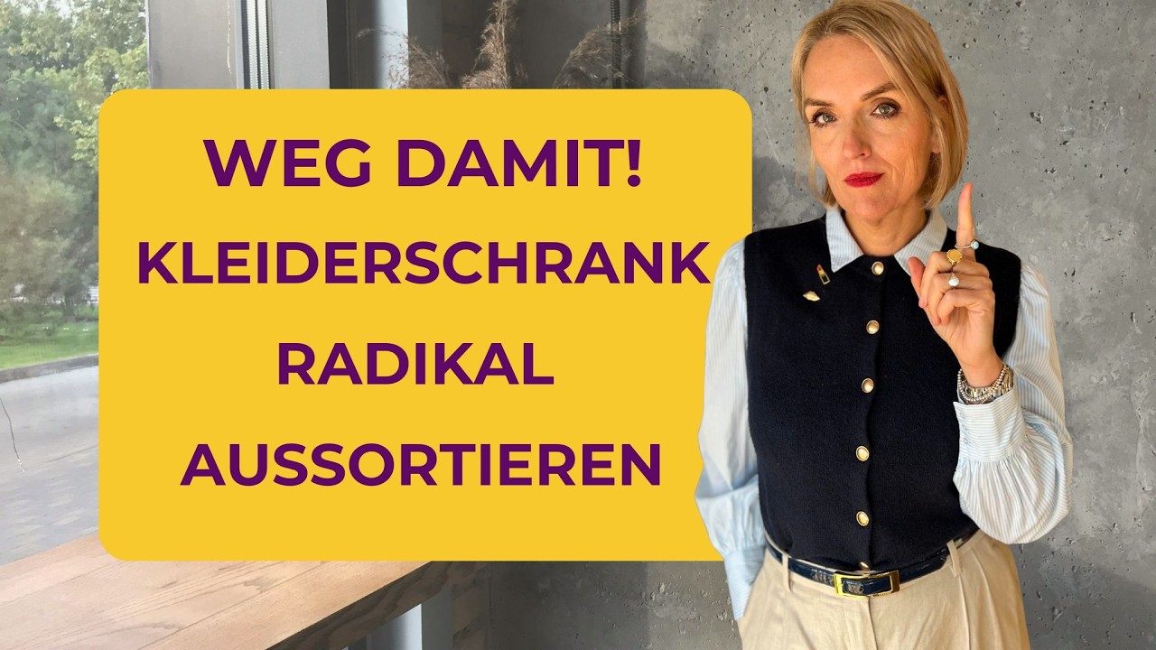 Das kannst du SOFORT aus deinem Kleiderschrank aussortieren!