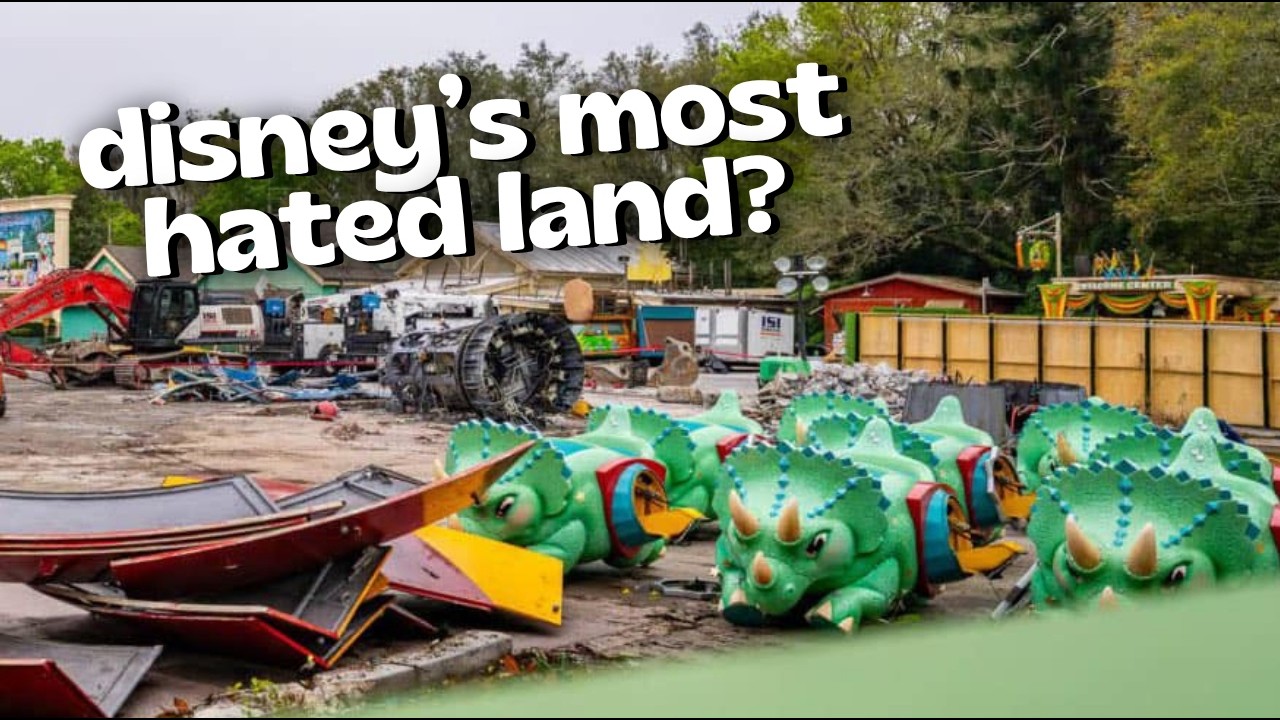 Why Disney Demolished Dinoland USA: An Imagineering Failure