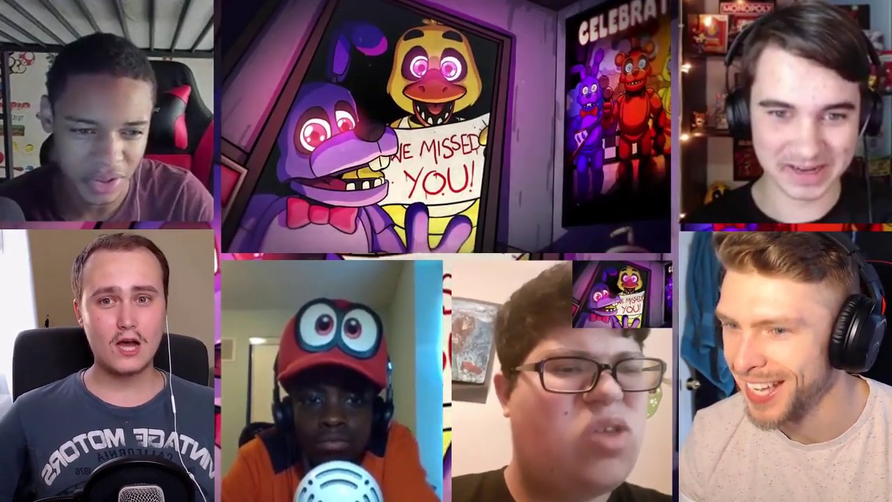 BACK TOGETHER | Animated Five Nights At Freddy's: Help Wanted Song! [REACTION MASH-UP]#380