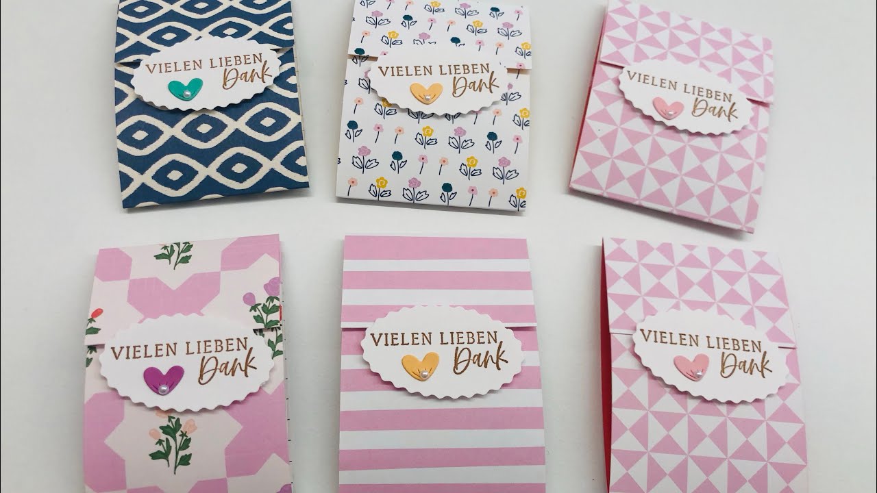 Superschnelle Teebeutel Verpackung aus DSP von #stampinup