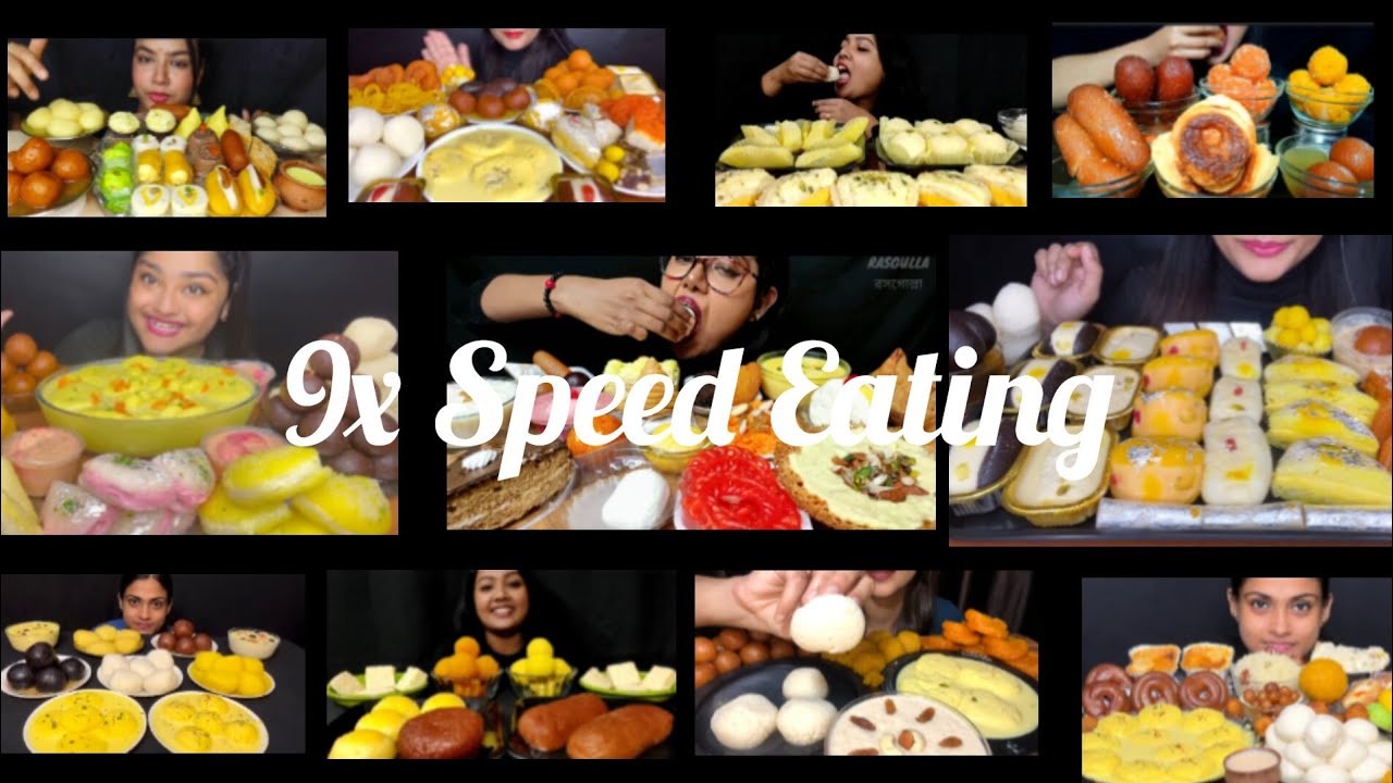 9x Speed Eating❤ Indian Sweets🤤 #asmr #asmreating #mukbang #eating #food #eatingshow #foodlover 🧿