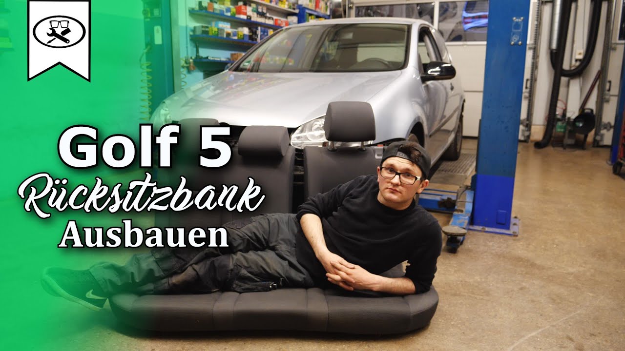 VW Golf 5 Rücksitzbank Ausbauen | Remove the VW Golf 5 rear seat bench | Tutorial | VitjaWolf | HD