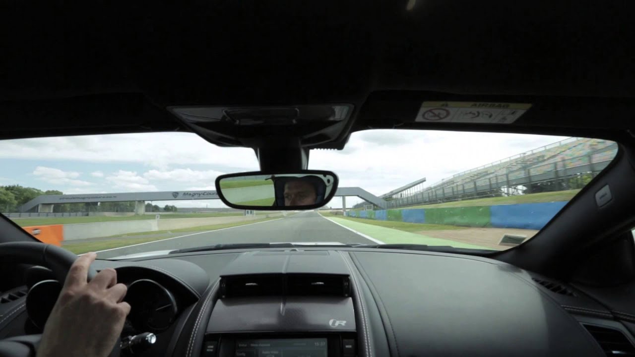 Video Pirelli Essai Jaguar F Type circuit Magny Cours avec Anthony Beltoise