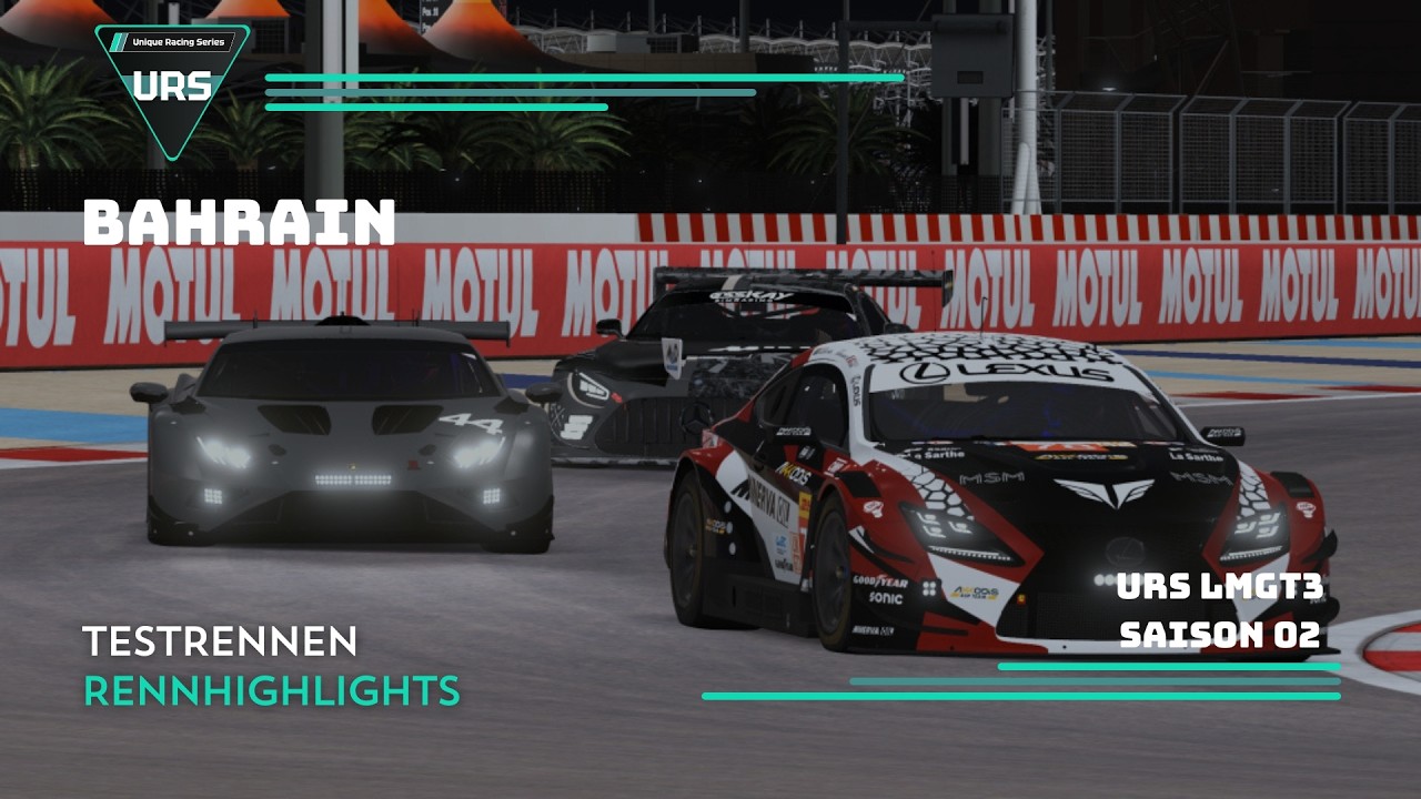 Bahrain - Highlights | S02-Testrennen | LMGT3-Meisterschaft