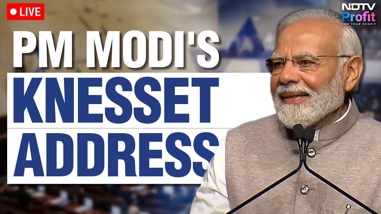 LIVE: PM Modi Speaks In Israel Parliament | First Indian Leader To Address Knesset
