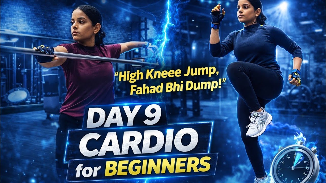 “Bas 10 minute, aur body bolegi – Thank You!” Day 9 Cardio for Beginners |🔥💪💯