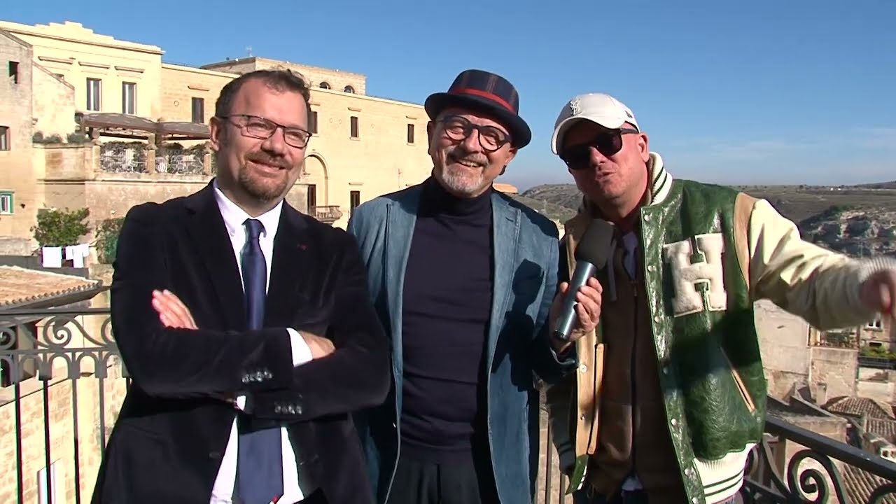 A Matera, a passeggio con: GIGI D'ALESSIO