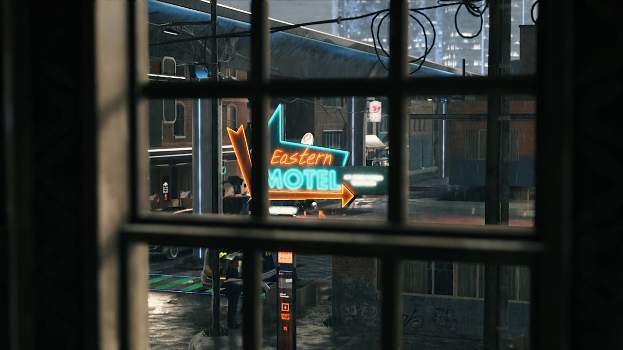 Detroit: Become Human - Ralph's Second Floor (rain on window, cars, white noise)