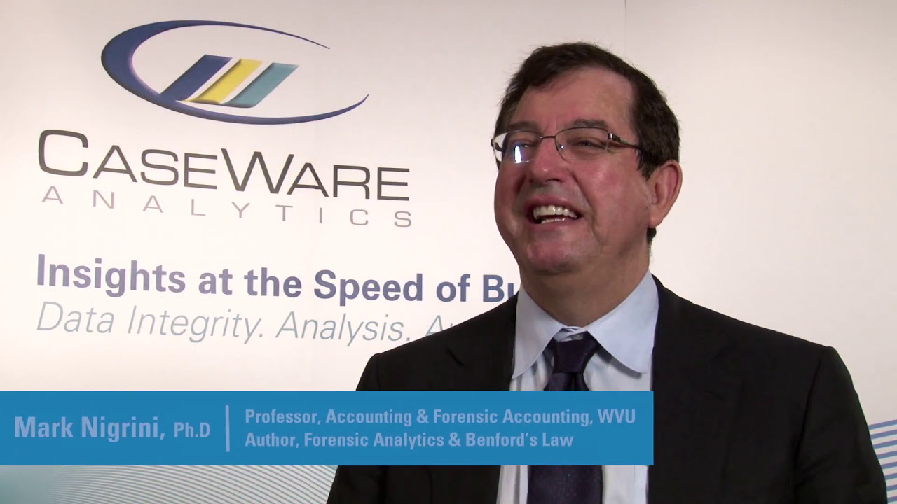 CaseWare Analytics: Mark Nigrini, Author, Forensic Analytics & Benford's Law