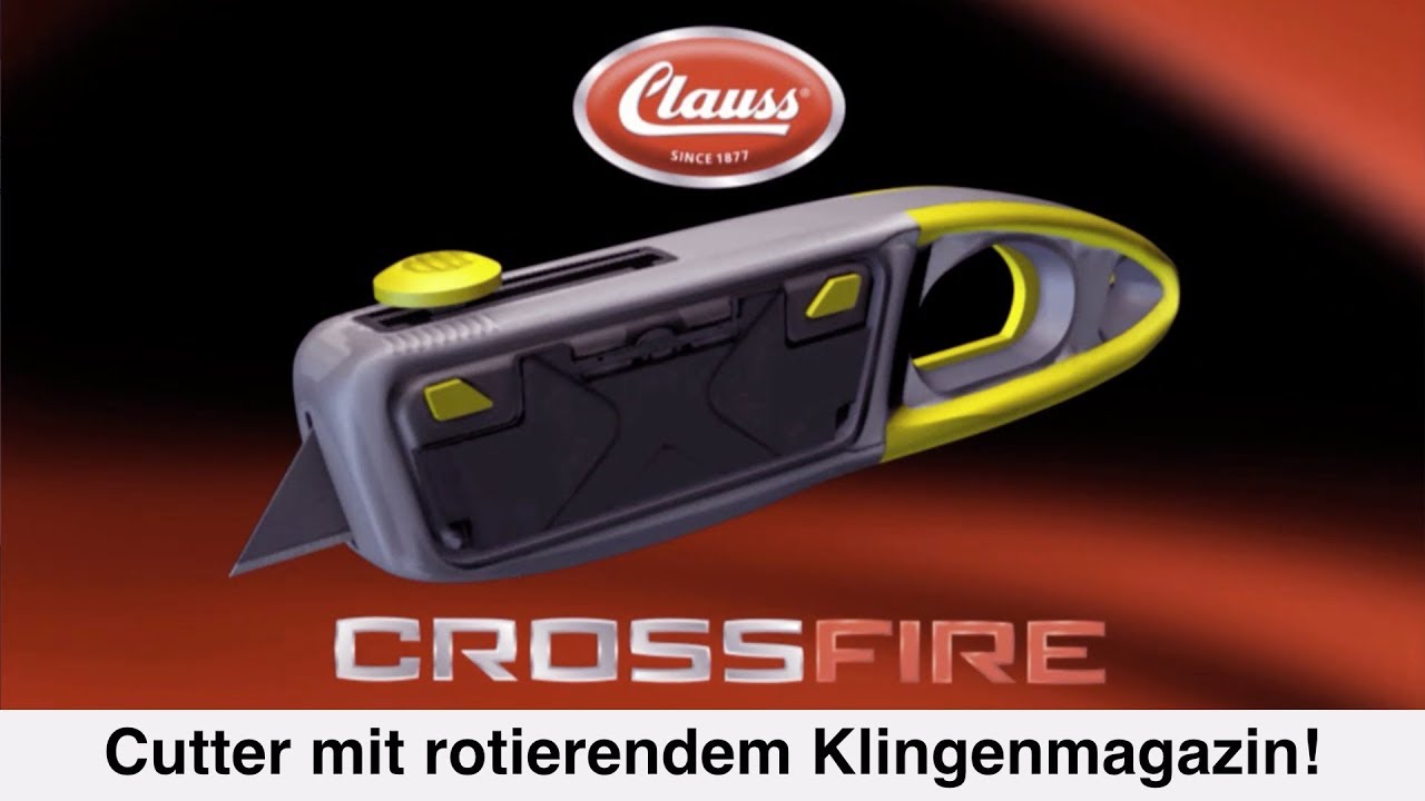 Clauss X-Crossfire Cutter incl. 3 Klingen