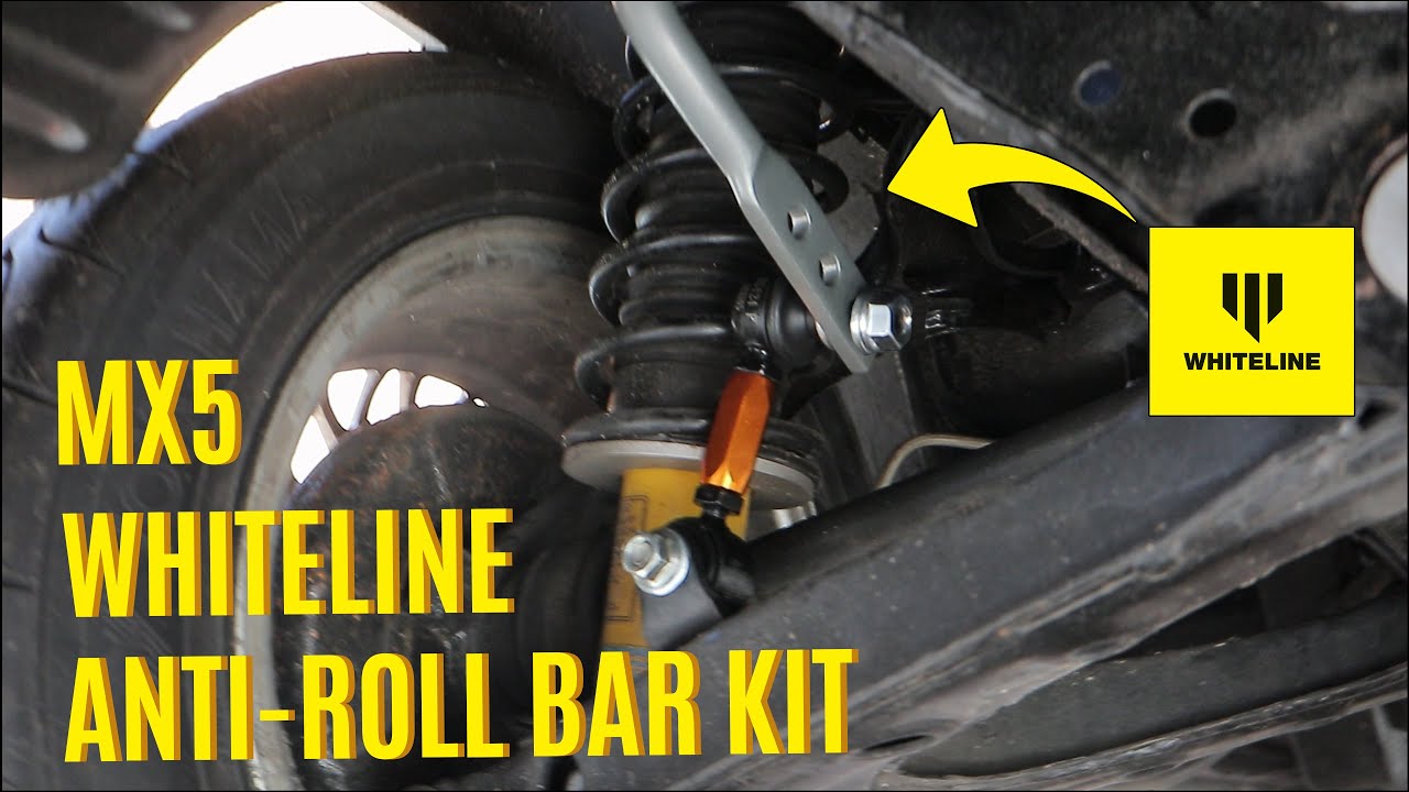 Installing & Testing the Whiteline Anti-Roll Bar on the MX5