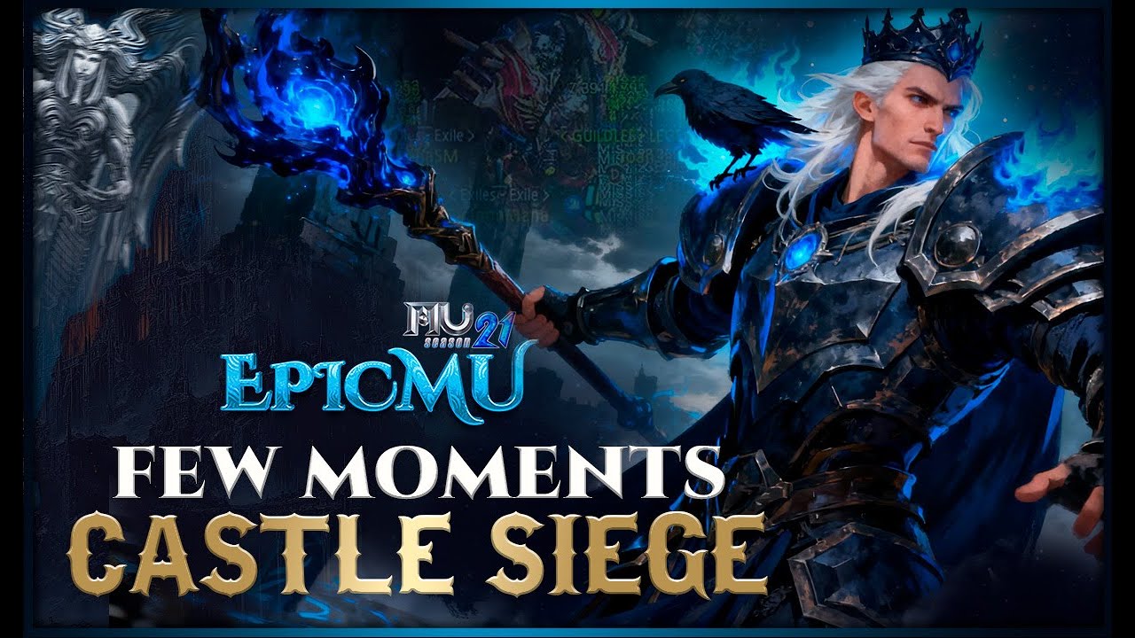 EpicMU - FEW MOMENTS CASTLE SIEGE #mmorpg #muonline #epicmu