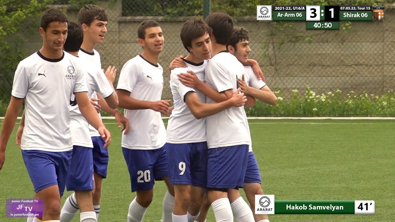 Ararat-Armenia 06 (3-1) Shirak 06 (07.05.22) U16/A, Tour 15