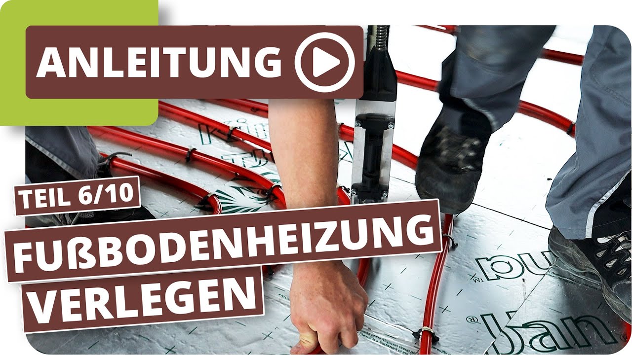 Fußbodenheizung im Altbau einbringen - Altbausanieren Teil 6/10