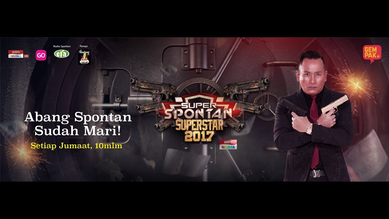 Super Spontan Superstar 2017 minggu 1 payung habis!