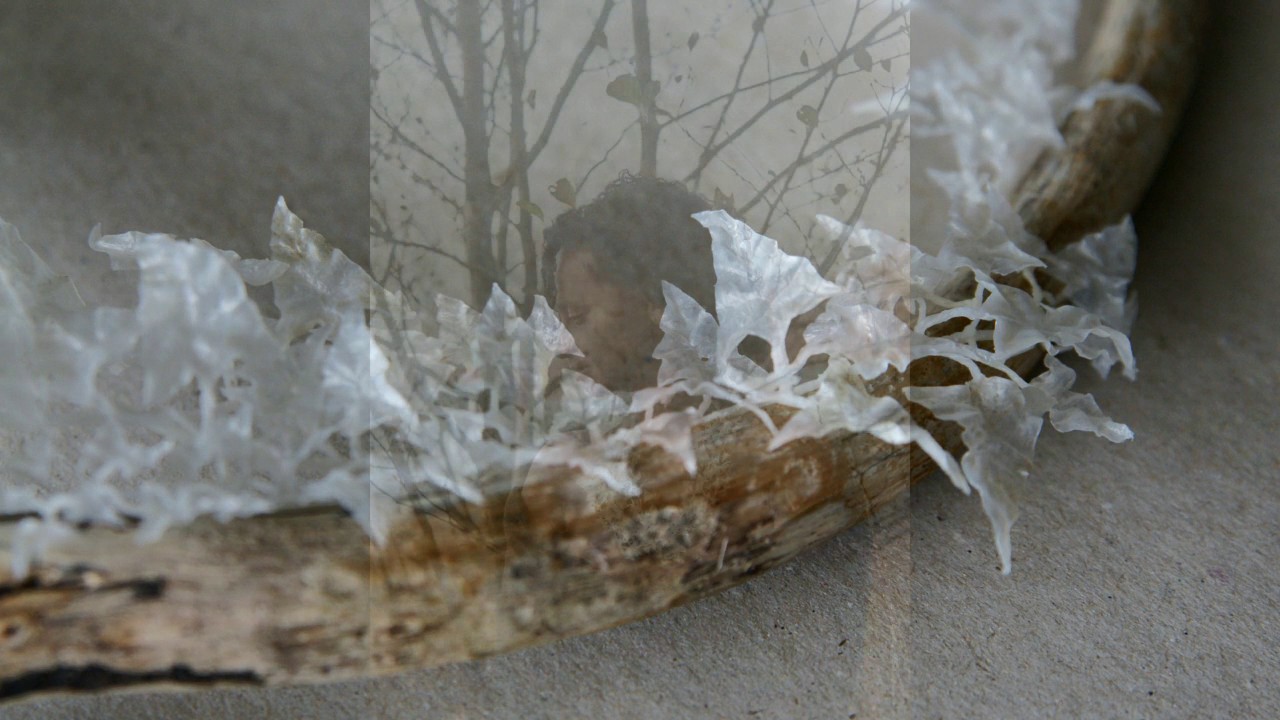 Jewelry Art from recycled plastic bags