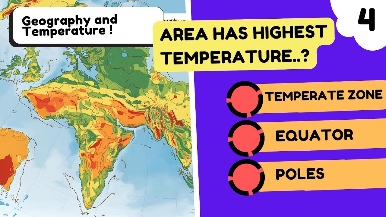 🌍 Geography & Temperature Quiz | Test Your Climate Knowledge! 🌡️❄️🔥