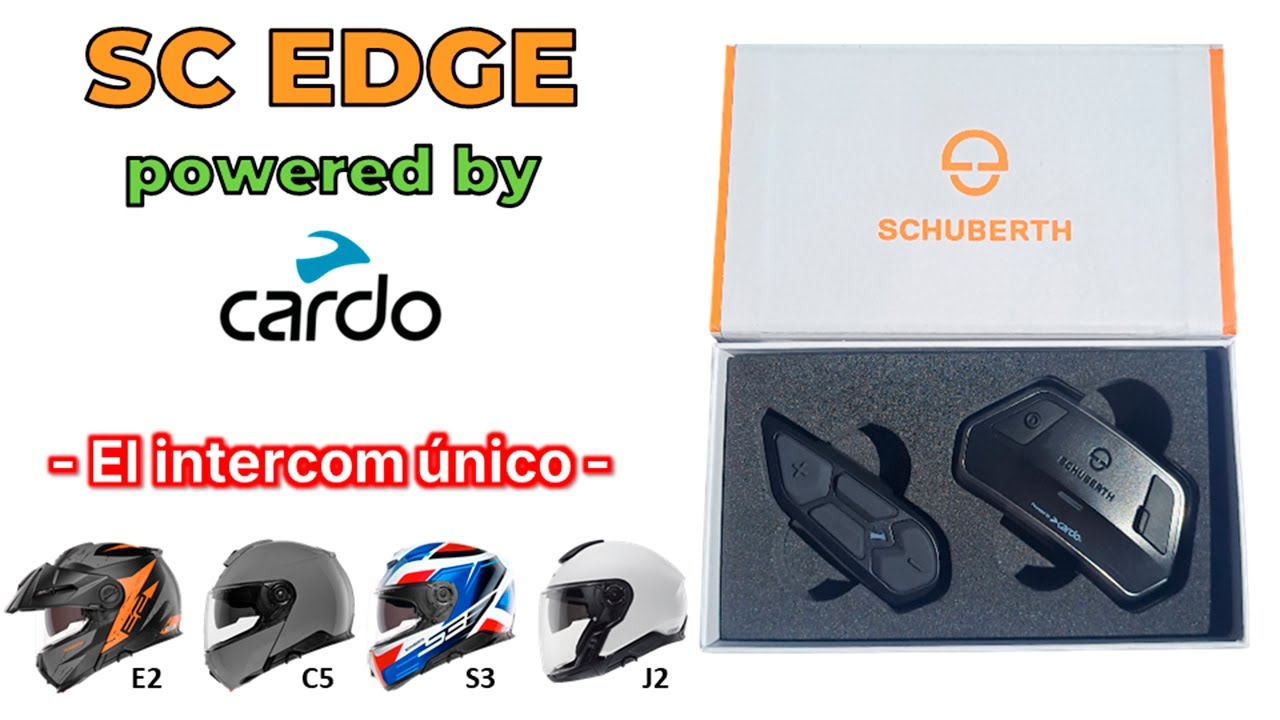 Intercom Schuberth SC EDGE by Cardo ¿Se puede mejorar lo inmejorable?