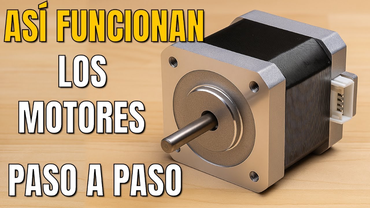 As&iacute; FUNCIONA un MOTOR paso a paso (explicaci&oacute;n completa)