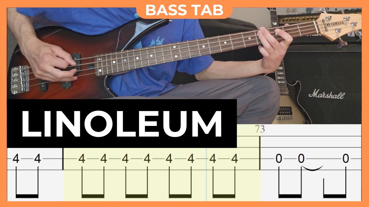 NOFX - Linoleum - Bass Cover with Bass Tabs