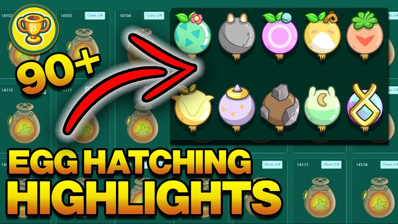 Random Monsta Infinite Bullshittery | EGG HATCHING HIGHLIGHTS (90 MONSTAS)