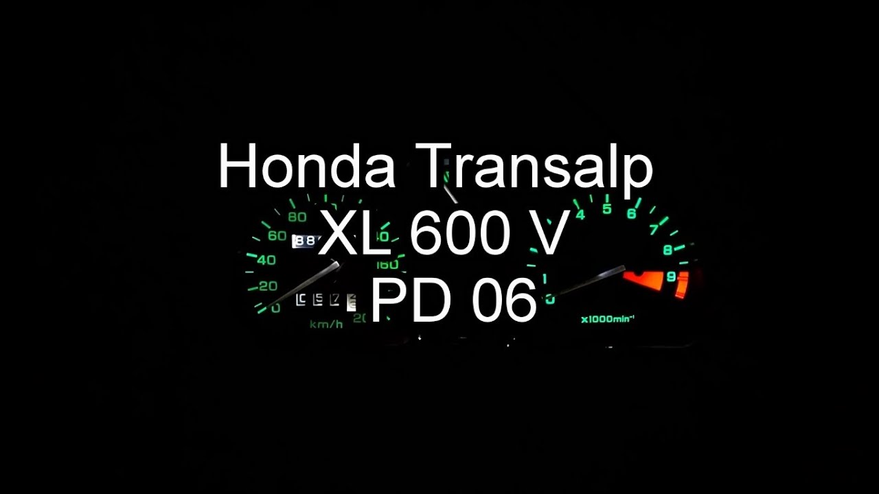 Honda XL 600 V Transalp  #16 Diody LED w liczniku zamiast żarówek ;)
