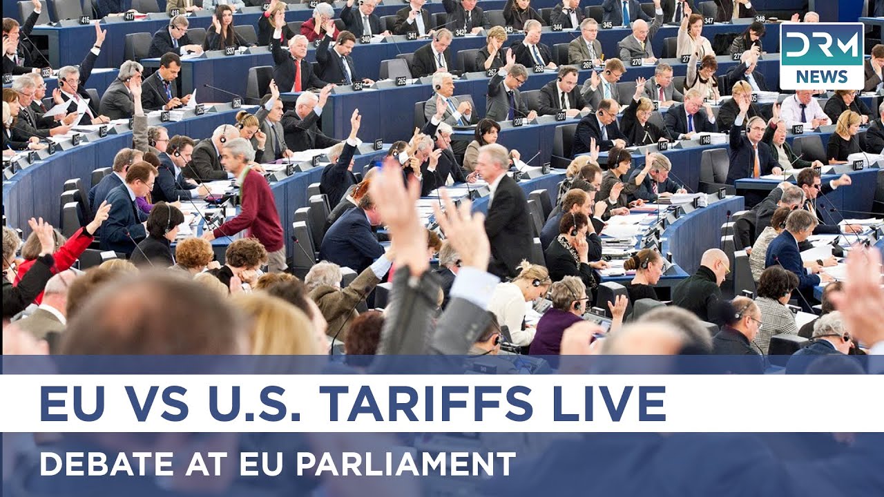 LIVE: EU Parliament Debates Response to U.S. Tariffs with Sefcovic Statement | AC1G