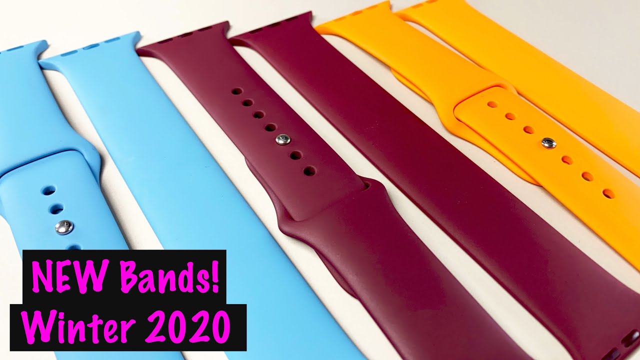 NEW Winter 2020 Sport Bands & Solo Loops | Kumquat, Northern Blue, Plum - REVIEW