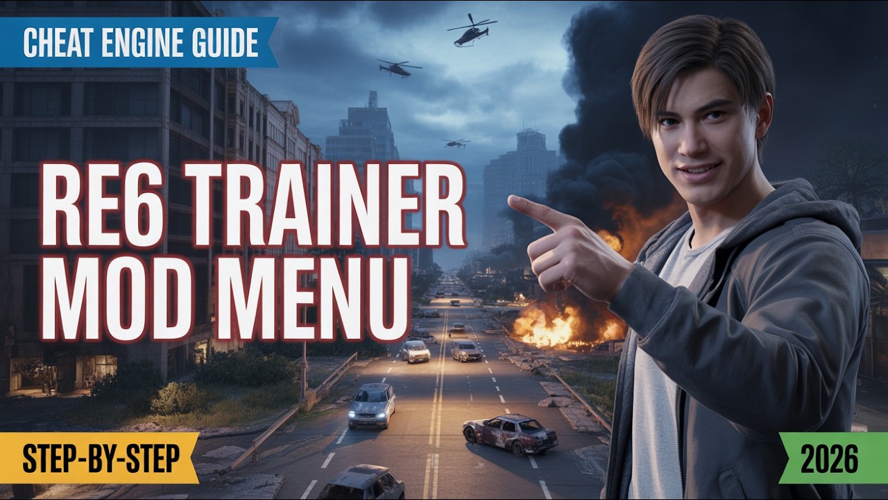 How to Install Mod Menu Trainer (Cheat Engine) for Resident Evil 6 – Step-by-Step Guide 2026
