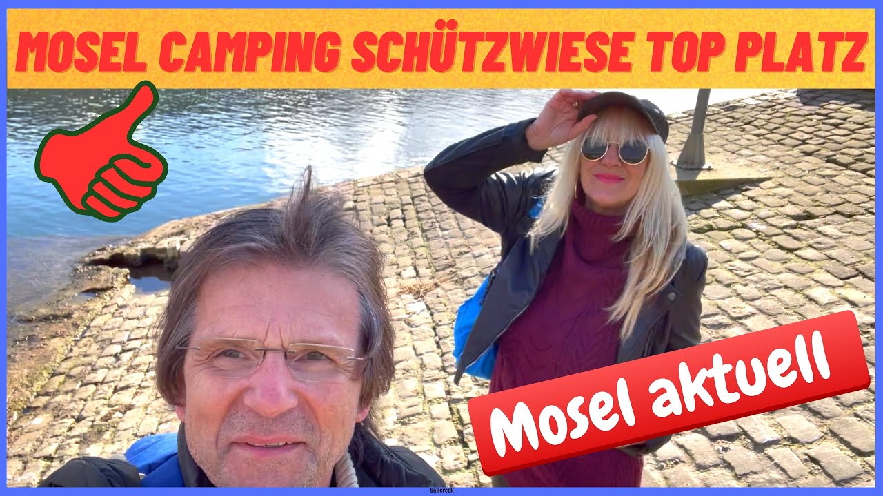 Mosel Wohnmobiltour. Zum ganzjährig geöffneten Stell - und Campingplatz Schützwiese in Wasserbillig.