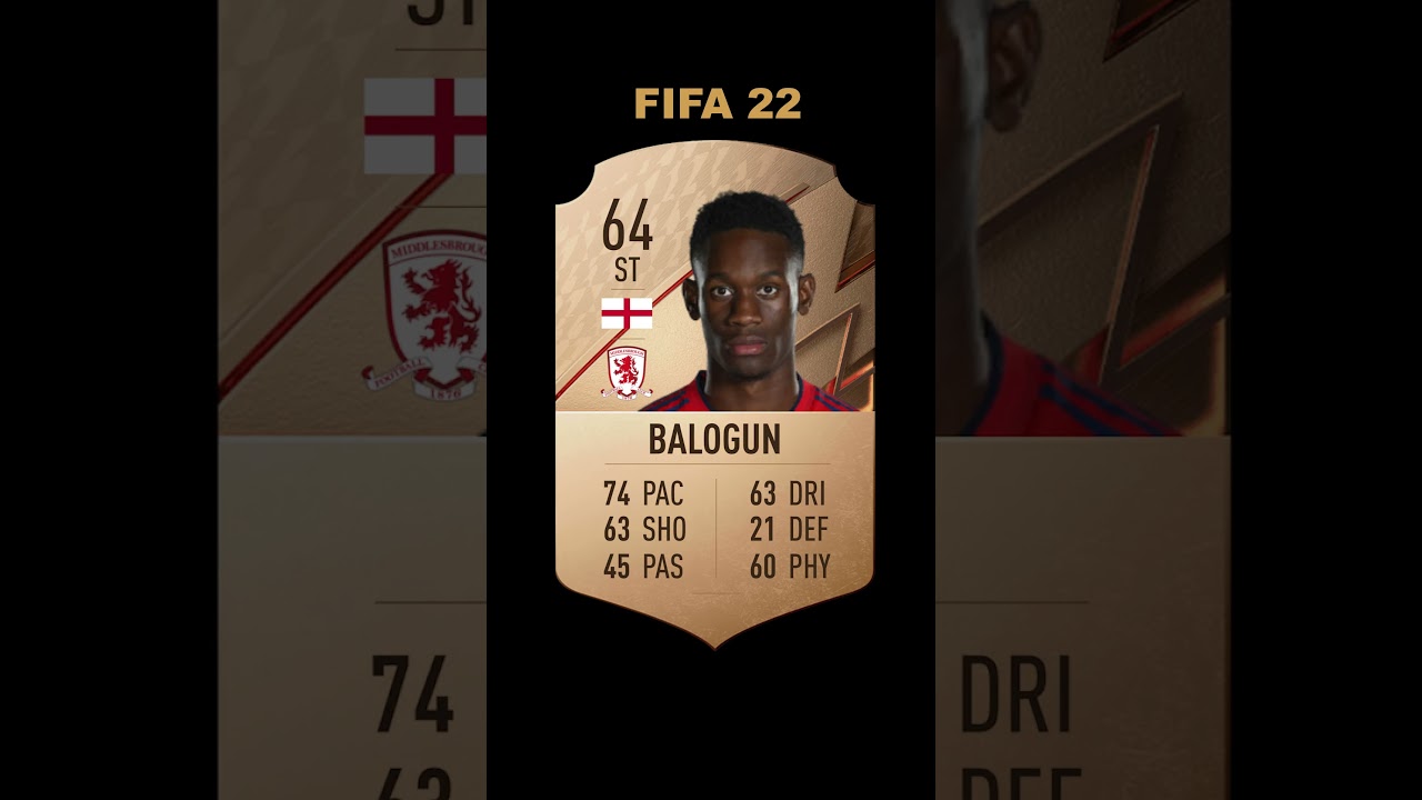 Folarin Balogun in EVERY FIFA (FIFA 21-FIFA 23) #like #subscribe