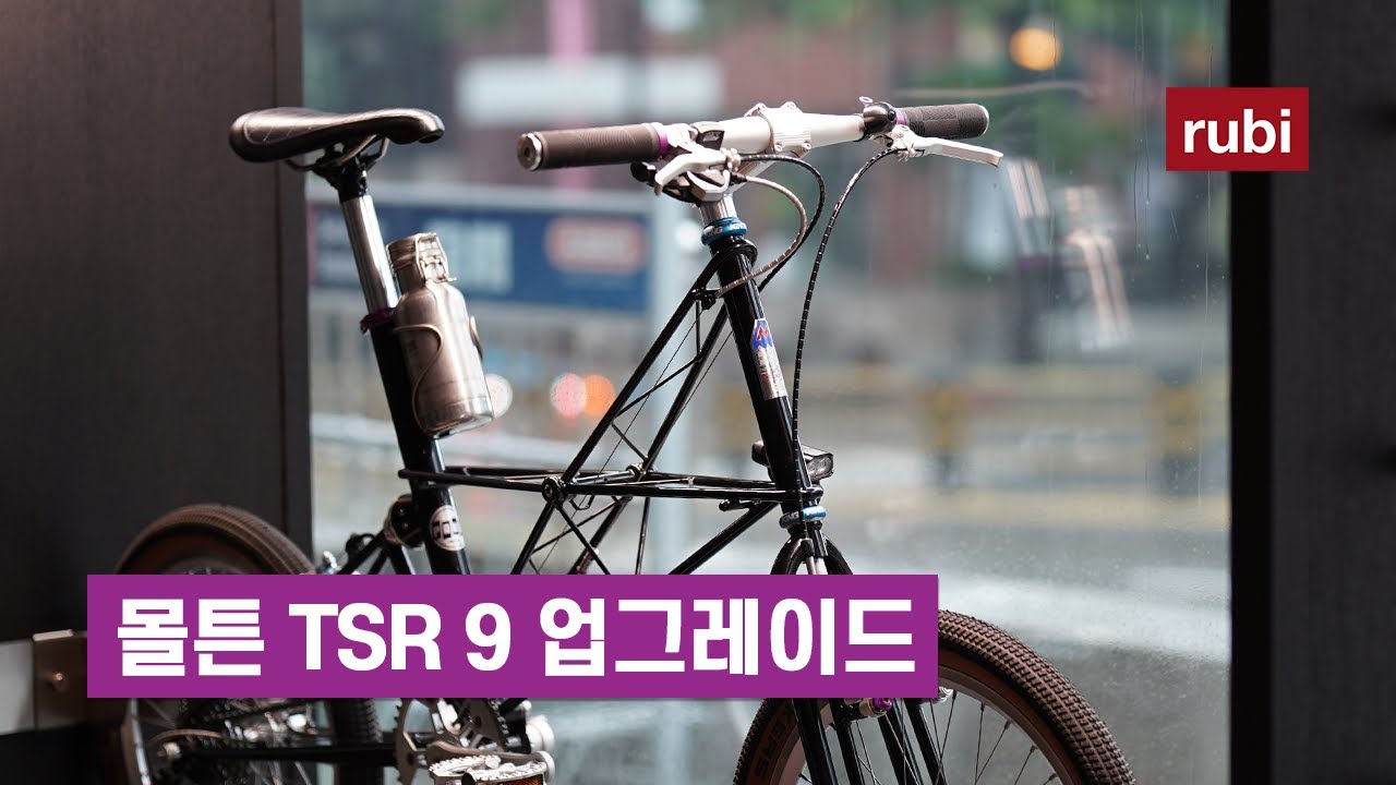 몰튼 TSR 9 와이드 미니벨로 자전거 업그레이드