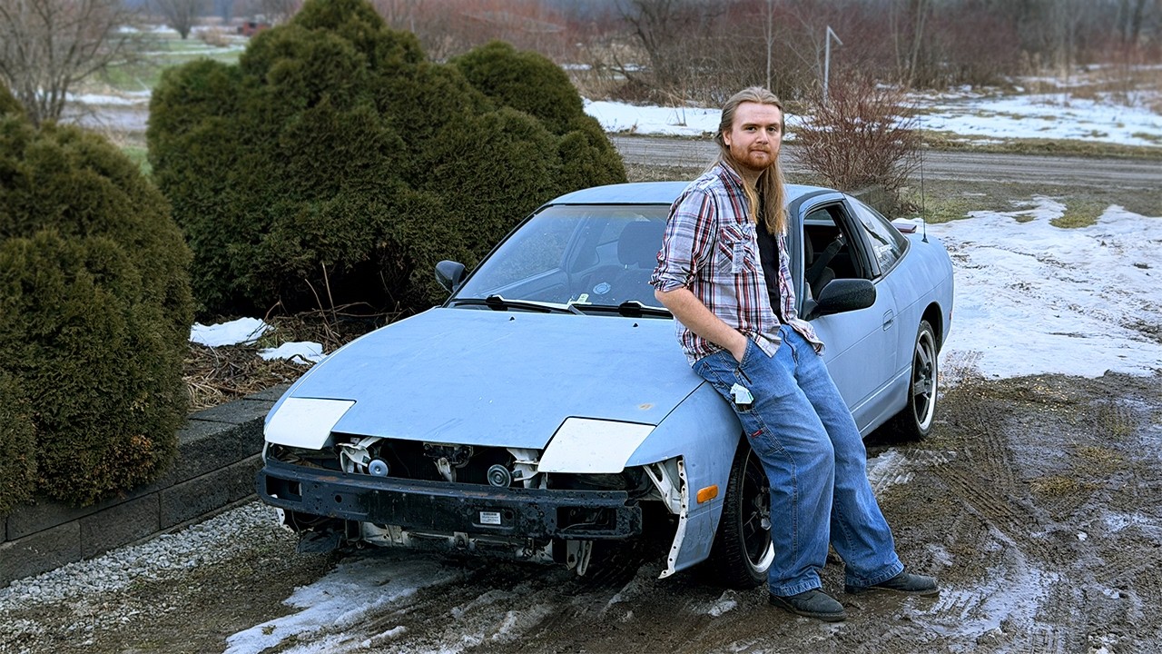 ПЕРВЫЙ ЗАЕЗД НА ЗАБРОШЕННОМ 240SX!!