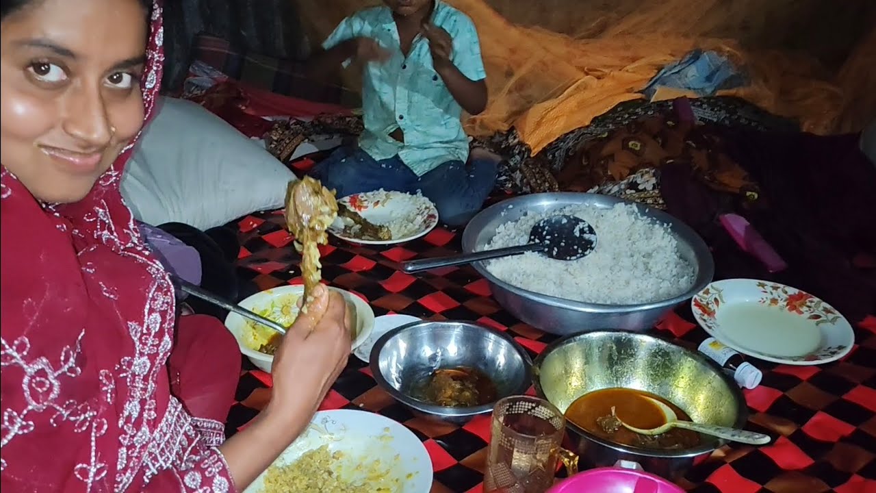 দাওয়াত খেতে গেলাম নুরজাহান কে নিয়ে ❤️