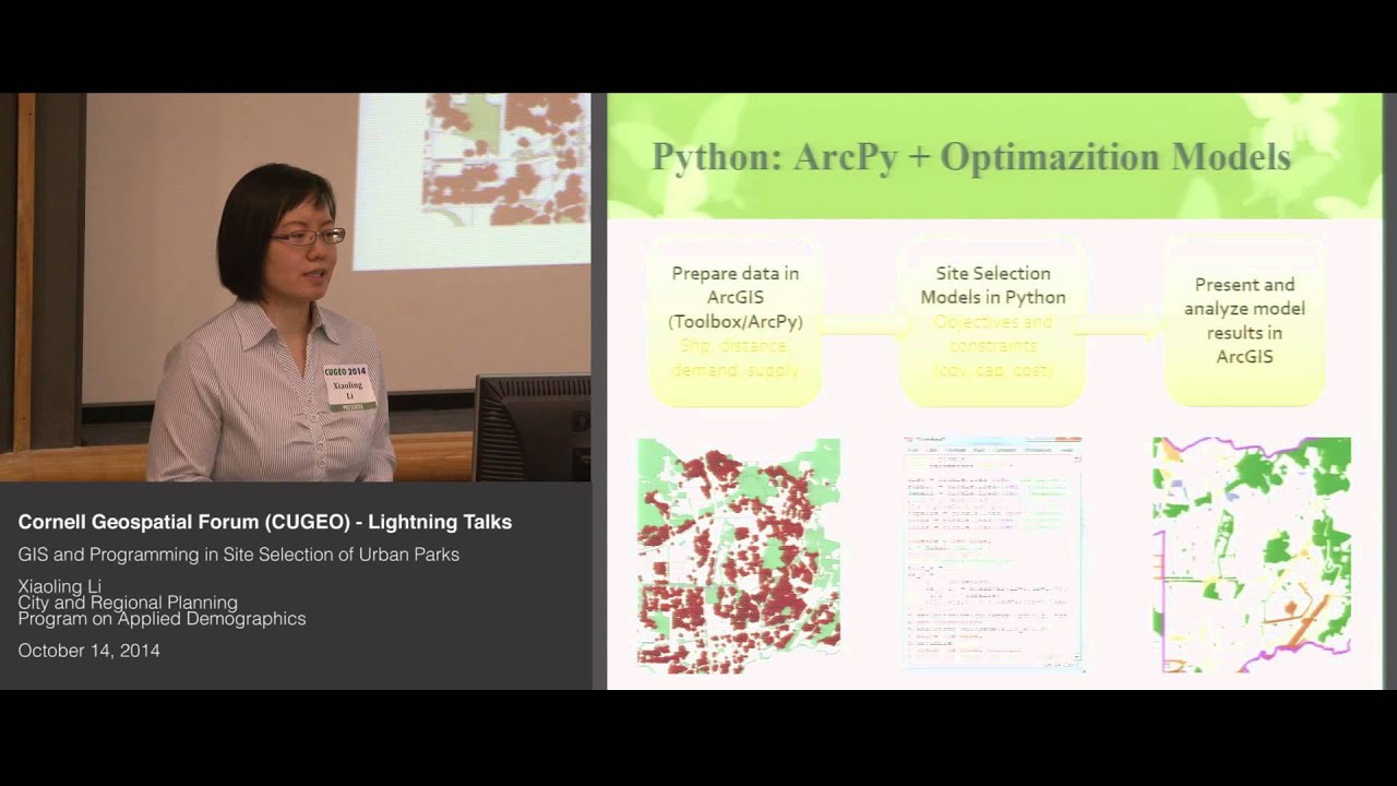 CUGEO2014 - GIS and Programming in Site Selection of Urban Parks - Xiaoling Li