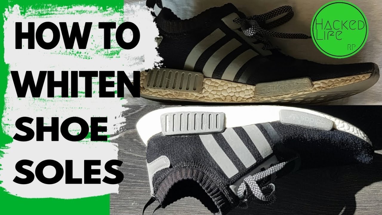 How to whiten shoes soles