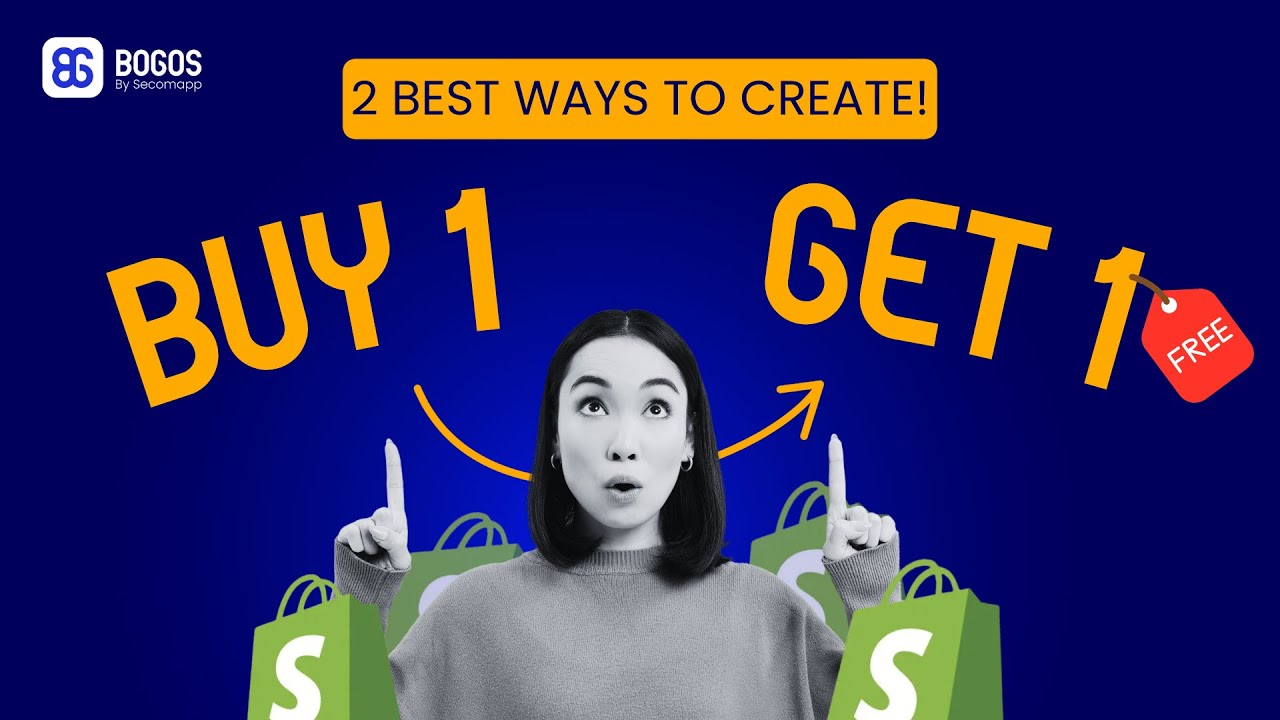 How to Set up Shopify Buy 1 Get 1 Free (BOGO) | 2 WAYS