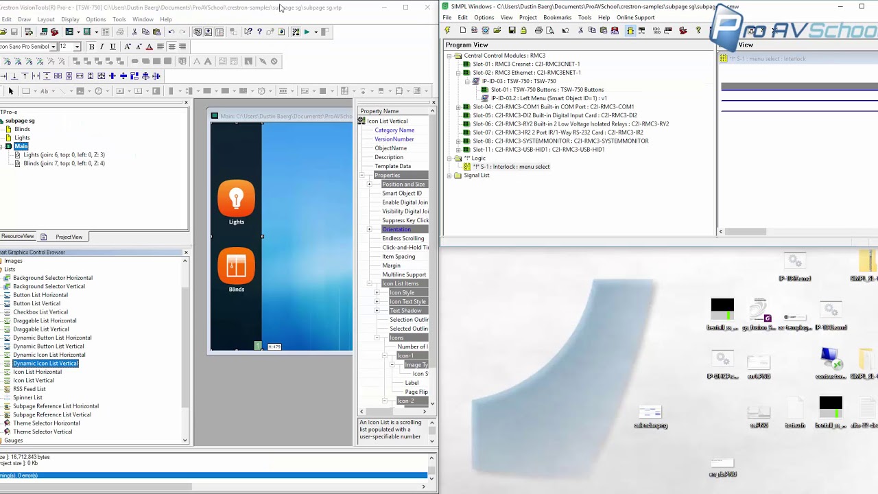 Crestron Programming Basic Smart Graphics Example