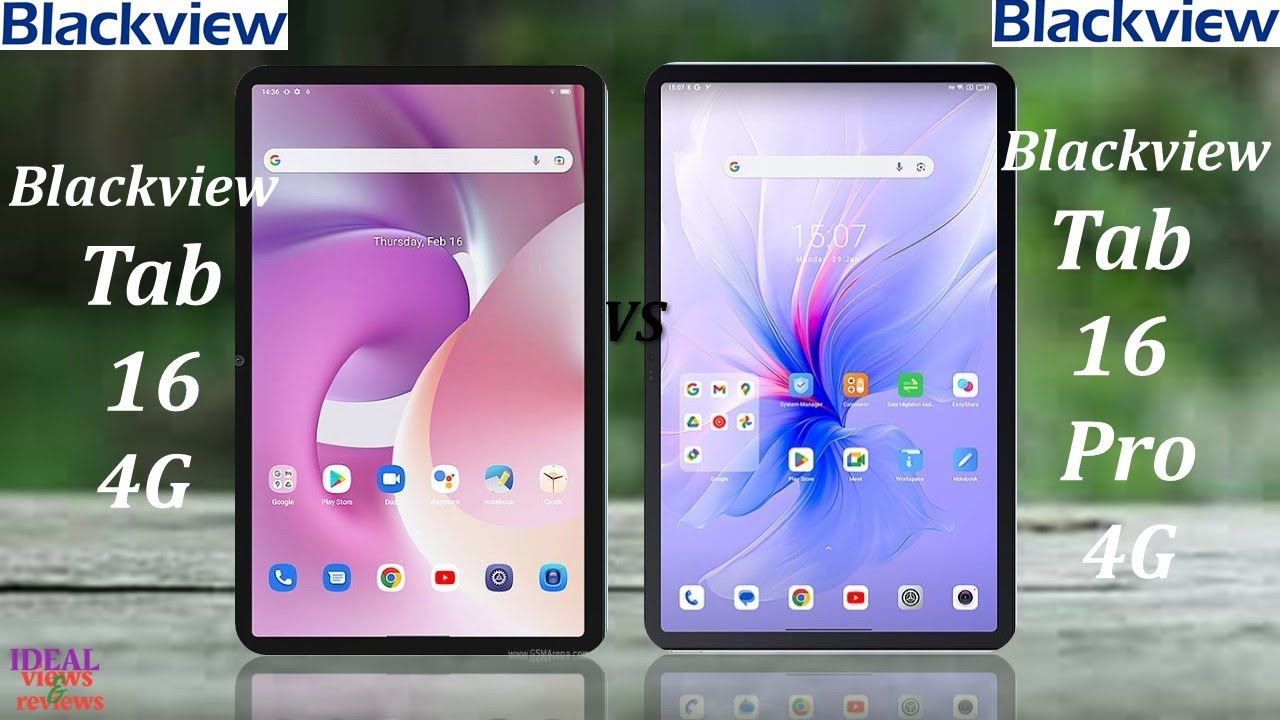 Blackview tab 16 4G vs Blackview tab 16 pro 4G