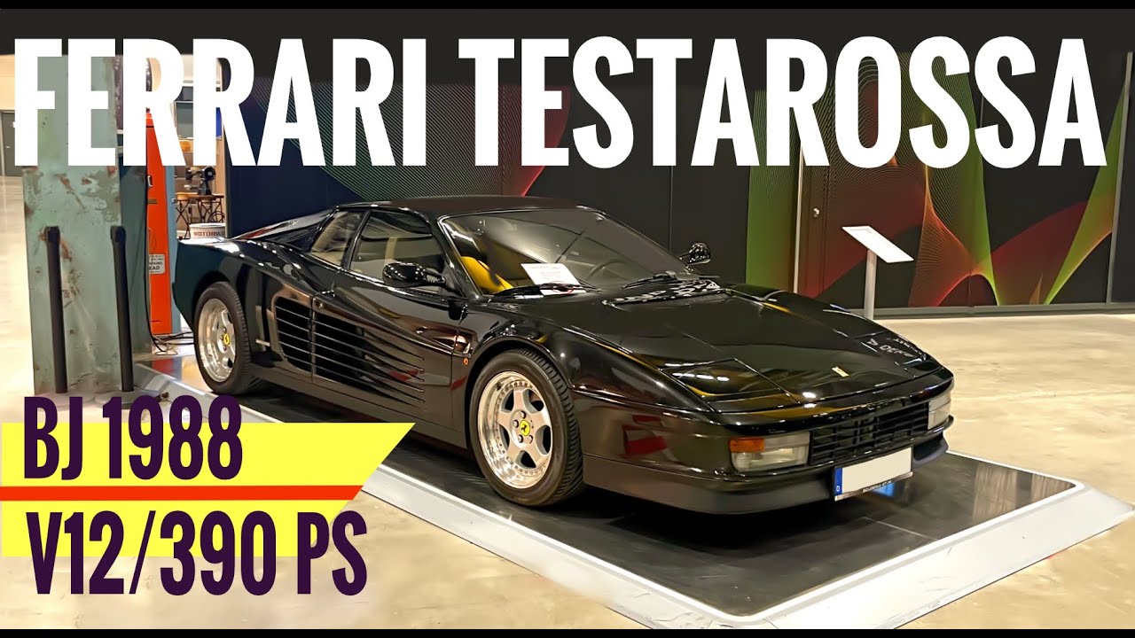 Ferrrai Testarossa (1988) V12- Das Kult-Auto aus Miami Vice in schwarz! I Krieg Classic Cars