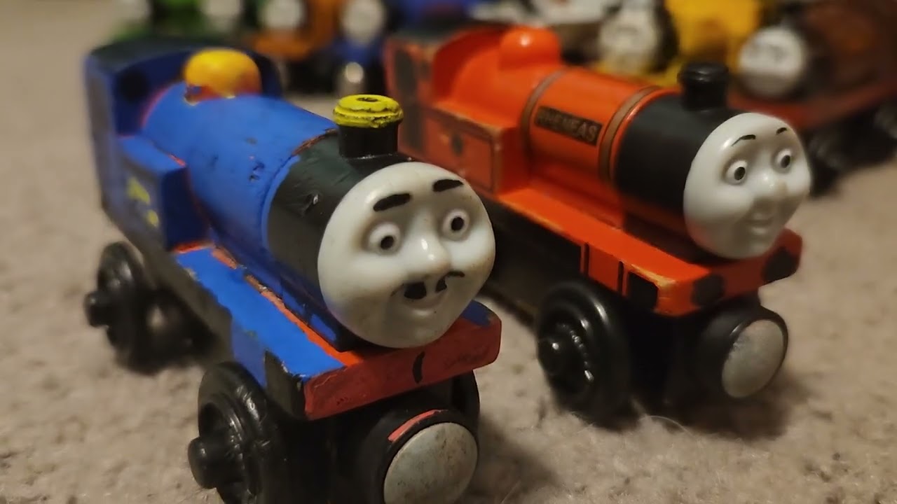 My custom showcase of Wooden Railway Jennings 