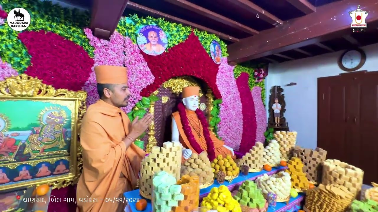પૂજ્ય હરિપ્રકાશ સ્વામી, ચાણસદ #chansad #swaminarayan #baps